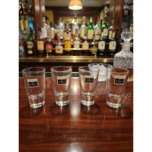 Waterford Crystal John Rocha Geo Oden Shot Glasses - Set of 4 - SIGNED - Open...